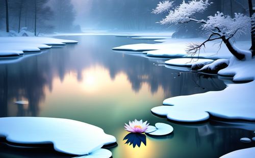 Which ancient poems describe lotus leaves?