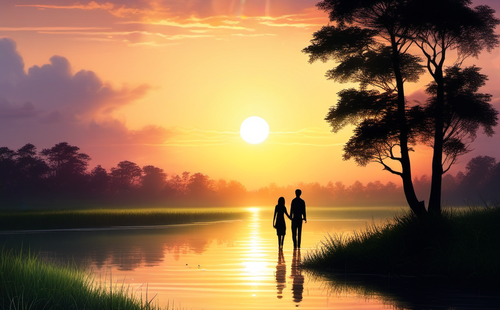 What are some sentences about couples supporting each other and making joint efforts?