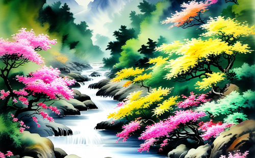 What adjectives can be used to describe chrysanthemums?