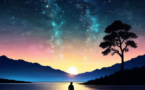 Can you think of any beautiful sentences about reuniting after a long separation?