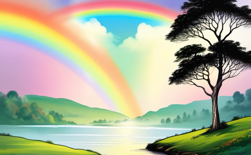 How would you describe a rainbow?