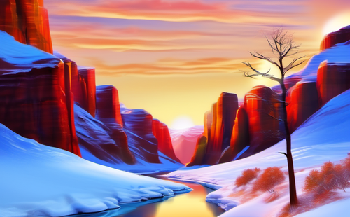 What four-character idioms describe winter?