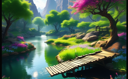 What are some ancient poems depicting the beauty of spring?