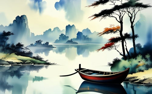 Which adjectives can be used to describe a small boat?