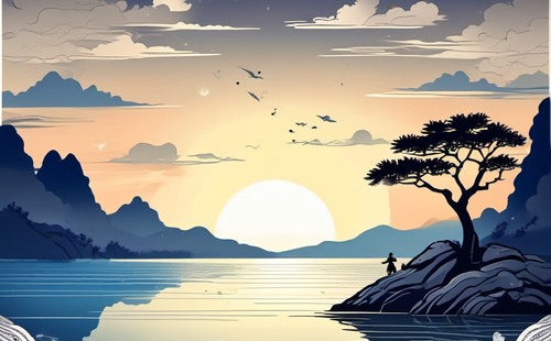 What ancient poems describe Dongting Lake?