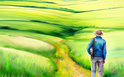 Can you copy a composition about a person?