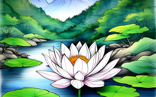 How to describe lotus flowers?