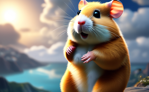 How can you describe the physical features of a hamster?