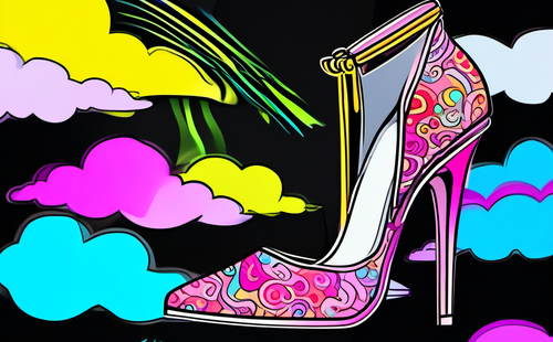 How should high heels be described?