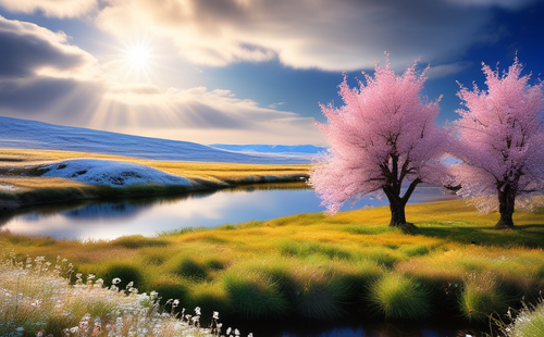 What poems describe the spring season?