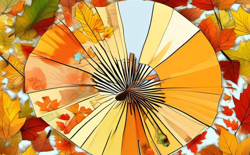 What are some four-character idioms about autumn?