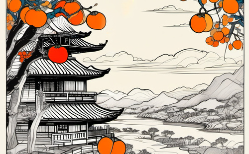 What are the adjectives for persimmon?