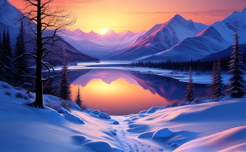 How to describe winter landscapes?