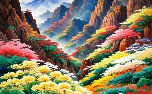 How to describe chrysanthemums?