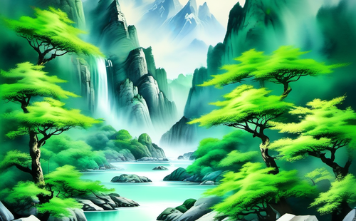 How can green be described?