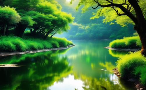 What kind of small river fills in the adjective?