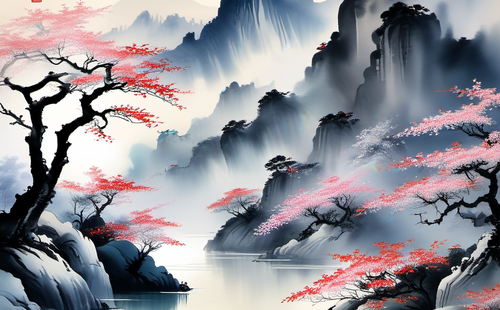 What poems describe osmanthus flowers?