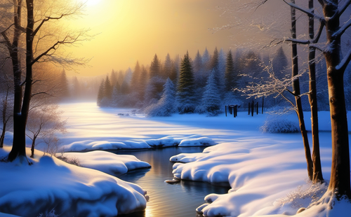 What poems describe scenic views?