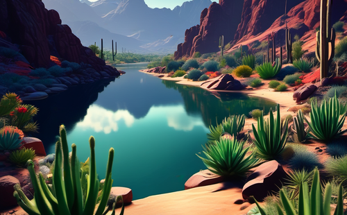 How can rivers be described?