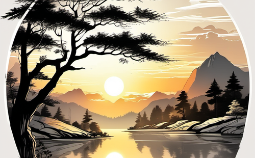 What is the difference between借景抒情and寓情于景?