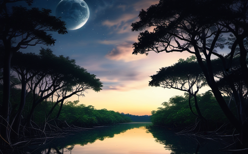 What is the作用of the夸张的修辞手法？