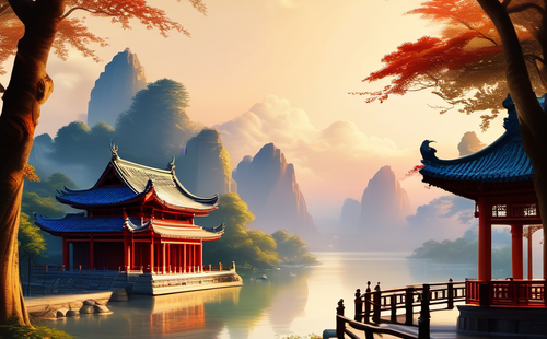 Which famous verses of poetry can be found at Hanshan Temple?