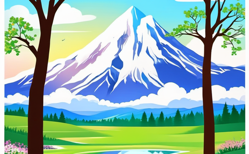 Which four-character idioms describe spring?