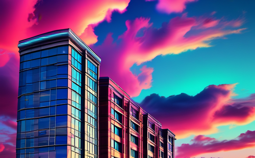 Which idioms are used to describe buildings?